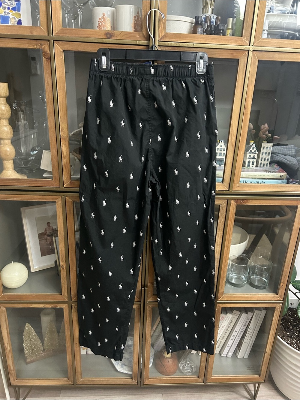 Black Polo Ralph Lauren Lounge Pants - Picture 8 of 8